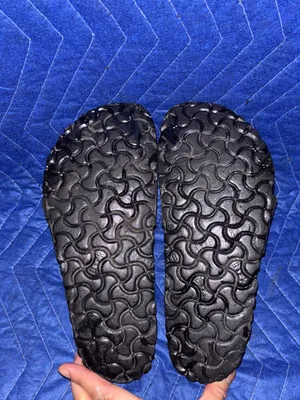 Birkenstock Madrid Python Black Microfiber Gold Buckle Slide Sandals 38 7.5 thumbnail 5
