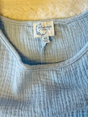 Blue peasant top Size XS thumbnail 2