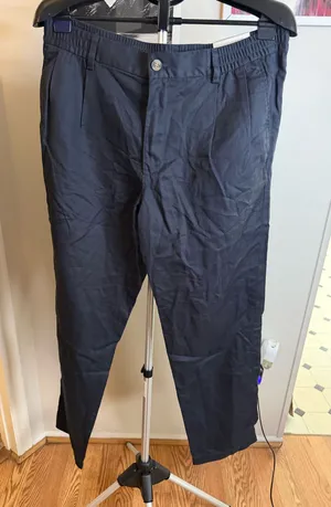 H&M Men's Regular Fit Lyocell Blend Trousers Size L thumbnail 1