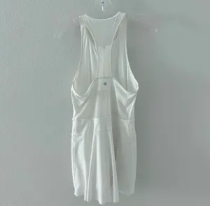 Lululemon Perf-ect Your Pace Dress White Size 8 Dress Skort Pickleball Tennis thumbnail 6
