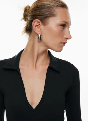 Aritzia babaton Contour Polo Longsleeve Dress thumbnail 2