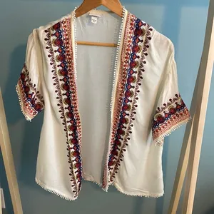 Merona XS BEAUTIFUL Sheer Women's Kimono Cardigan Wrap Extra Small thumbnail 1