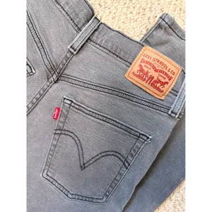 Levi's Ribcage Straight Ankle Jeans Gray Charcoal High Rise W29 L27 Indie thumbnail 7