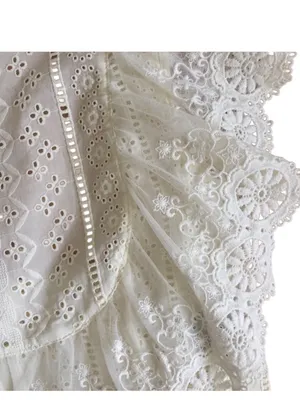 Altar’d State Eyelet and Lace blouse thumbnail 4