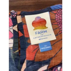 FARM RIO Blouse Womens Floral Top Tropical Boho Anthropologie XS thumbnail 7