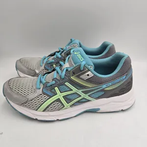 Asics Women Gel Contend 3 T5F9N Lace Up Blue Gray Running Shoes Size 7 Athletic thumbnail 4