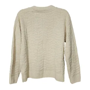 Weatherproof Vintage Womens Chenille Holiday‎ Sweater, Size L Cream thumbnail 3