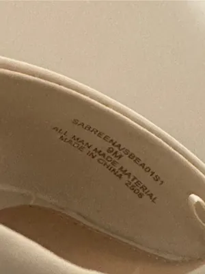 Steve Madden Cream Faux Leather Wedge Side Sandal Open Toe Wedge Heels NWT thumbnail 6