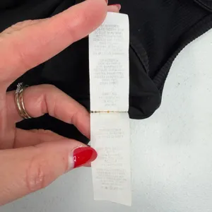 Aerie Sz L‎ Real Good Scoop Neck Ribbed Bralette Black Padded Pullover Seamless thumbnail 10