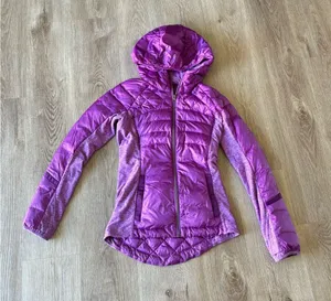 Lululemon Down For a Run Jacket in Tender Violet color size 4 thumbnail 8
