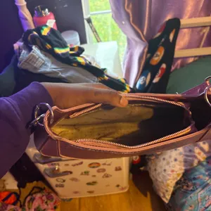 Pink alligator skin handbag vintage thumbnail 2