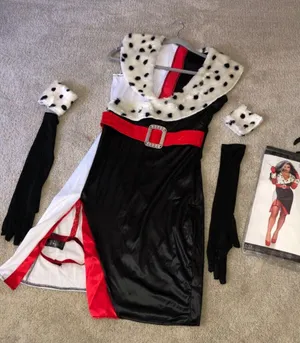 Leg Avenue Women's Devilish Dalmatian Diva Medium Halloween Costume thumbnail 1