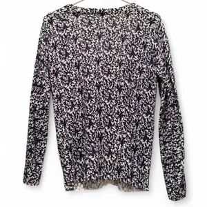 Madewell Women’s Blue Bud Floral Linen‎ Cotton Cardigan Sweater XS thumbnail 2