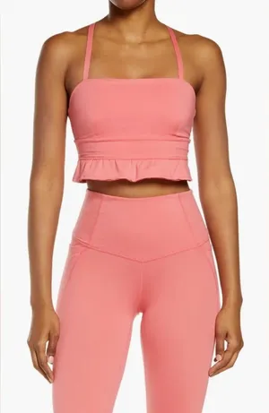 Free People FP Movement Plie All Day Sports Bra, Size L New w/Tag SOLD OUT thumbnail 1