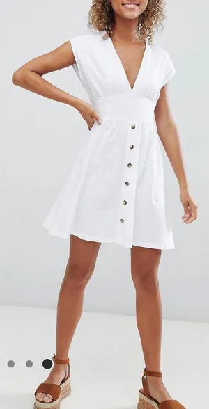 ASOS White Dress thumbnail 2