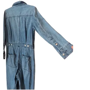 Madewell Light Blue Denim Relaxed Utility Coverall Jumpsuit in Glenroy Wash thumbnail 6