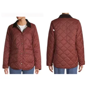 NWT BARBOUR Pilton Quilted Jacket In Chestnut (US/14) thumbnail 5