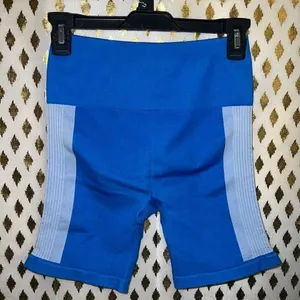 Fabletics shorts blue compression biker athletic size S thumbnail 2