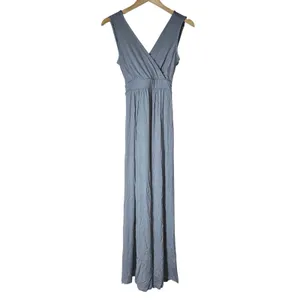 Lulus Dusty Mint Boho Sleeveless Maxi Dress Tie Waist 44552 XS New thumbnail 2