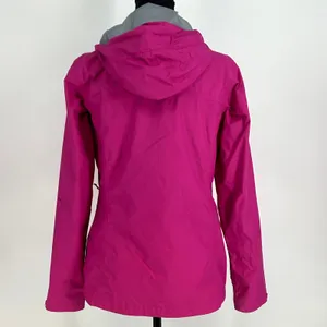 Columbia Womens Ski Rain Jacket Waterproof Hooded Omni-Tech Shell Pink XS - FLAW thumbnail 2