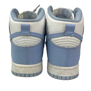 Nike Dunk High Womens White Aluminum Leather Lace Up Athletic Sneakers Shoes 7 thumbnail 3