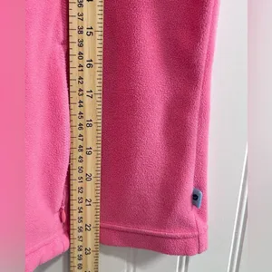 L.L. Bean Hooded Fleece Vest Pink SIZE M. thumbnail 7