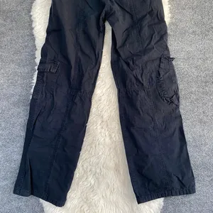 Brandy Melville Navy Blue Kim Cargo Pants Y2k Grunge Dark Academia Gorpcore thumbnail 8