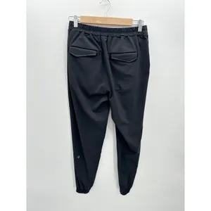 Lululemon Joggers Women 6 Black‎ Active Casual Pants Career Pleated Travel Work thumbnail 2