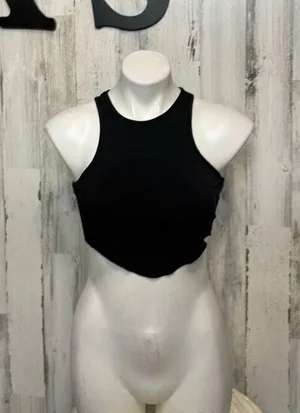 Black crop top size XS thumbnail 1