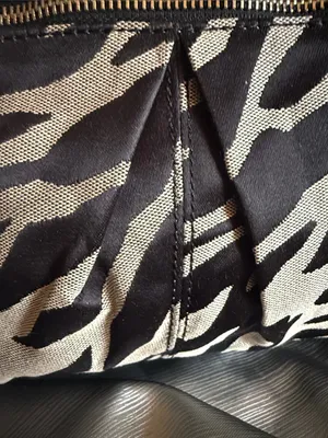 Anne Klein Black and Cream Zebra-Print Tote NWT thumbnail 3