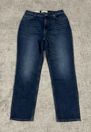 Everlane The Curvy Cheeky Straight Jeans Womens 30R High Rise Blue Denim New thumbnail 1