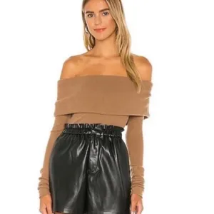 We the Free Snow Bunny Off Shoulder Cowl Neck Ribbed Sweater Size XS thumbnail 3
