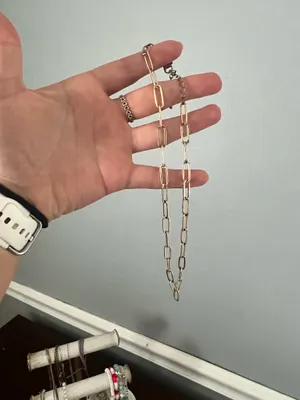 Amazon Set of two gold necklaces thumbnail 3