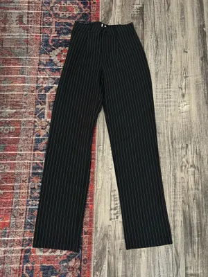 princess polly navy & white stripped trousers thumbnail 5