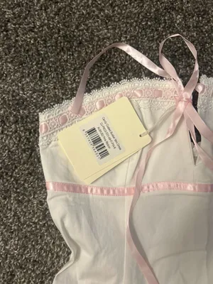 Peppermayo Candy Coated Bustier Mini Dress - Pink Ribbon thumbnail 3
