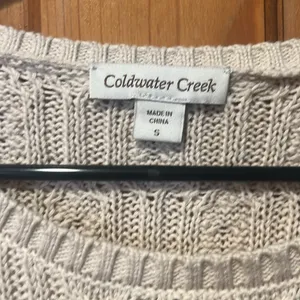 Coldwater creek women’s 3/4 sleeves crew neck sweater size small. thumbnail 2