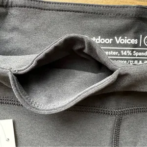 Outdoor Voices Warmup 10” Biker Shorts‎ Black Compression Athletic Casual XS NEW thumbnail 6