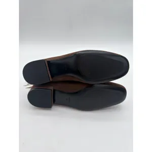 Mango Chocolate Brown Supple Bovine Suede Leather Round Toe Ankle Boots 8.5 thumbnail 7