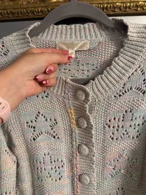 Loveshackfancy Lata Cropped Cardigan small thumbnail 2