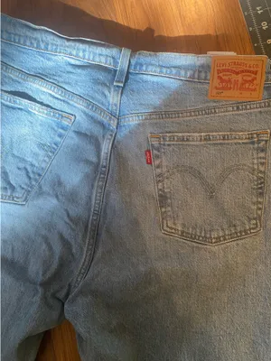Levi Strauss & Company White Wash Button Fly 501 Jeans thumbnail 4