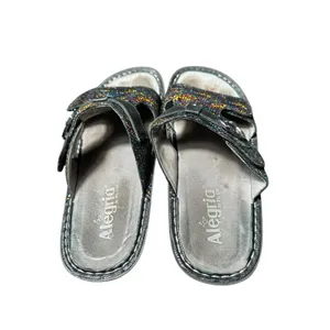 Alegria Sandals Slip On Rainbow Black Women's Size‎ EU 40, US 9 Comfort #S19-1 thumbnail 7