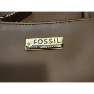 FOSSIL Women's Genuine Classic Leather Top Zip‎ Tote Shoulder Bag Camel Brown thumbnail 6