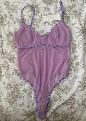 Urban Outfitters Purple Bodysuit thumbnail 1