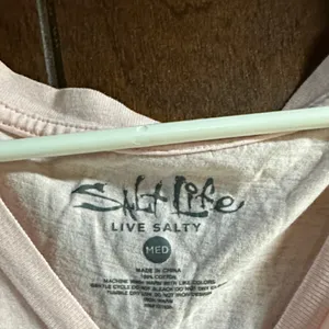 Womens Salt life shirt light pink thumbnail 3