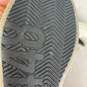 P448 Cream Low Top John Yeti‎ Fur Lace Up Distressed Sneaker thumbnail 14