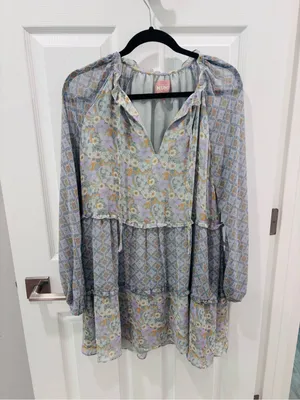 Show Me Your Mumu Birdie Mini Dress in Primrose Print size Small thumbnail 6