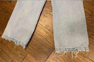 Princess Polly Wide Straight Leg Jeans Size 6 Light Wash thumbnail 5