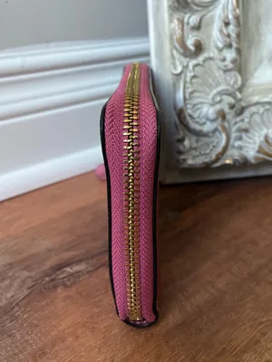 Coach Metallic Crossgrain Leather Zip-Around Long Wallet F21068 thumbnail 5