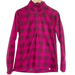 Avalanche Womens Fleece Pullover Size M Quarter Zip Gorp Outdoor Cabin Après Ski thumbnail 2