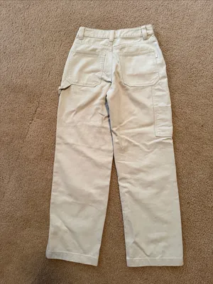 Aritzia TNC Cream Cargo Pants thumbnail 5